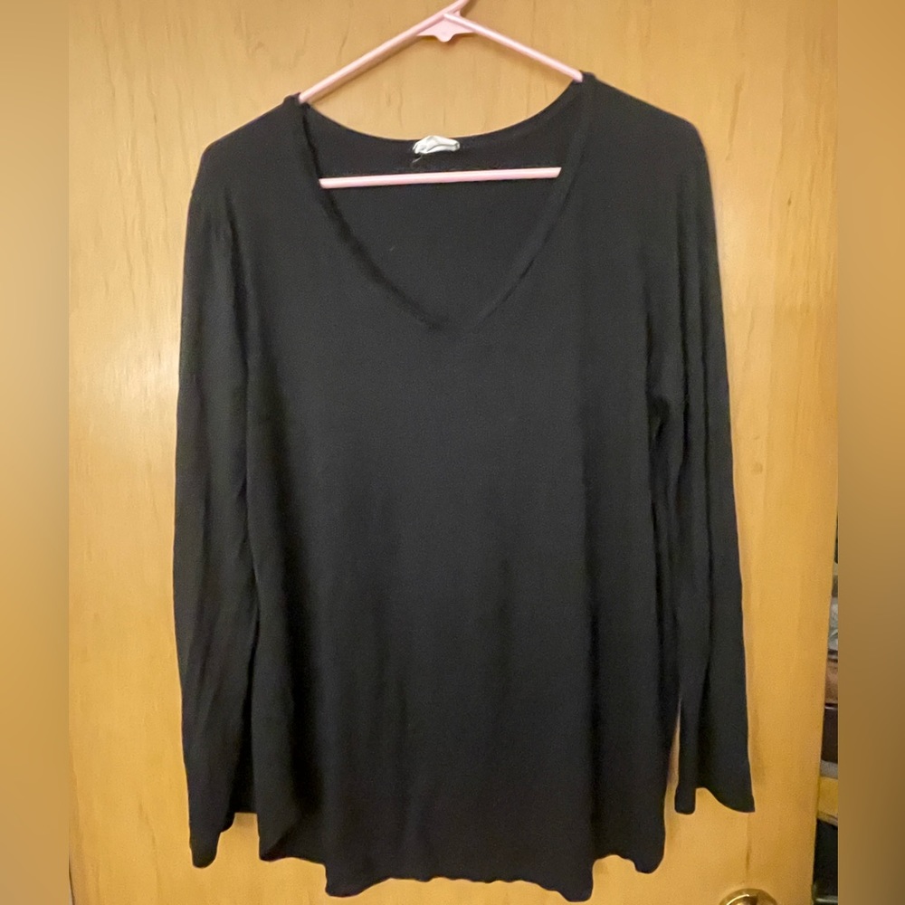 Ladies soft long sleeve top